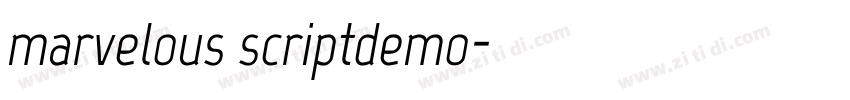 marvelous scriptdemo字体转换